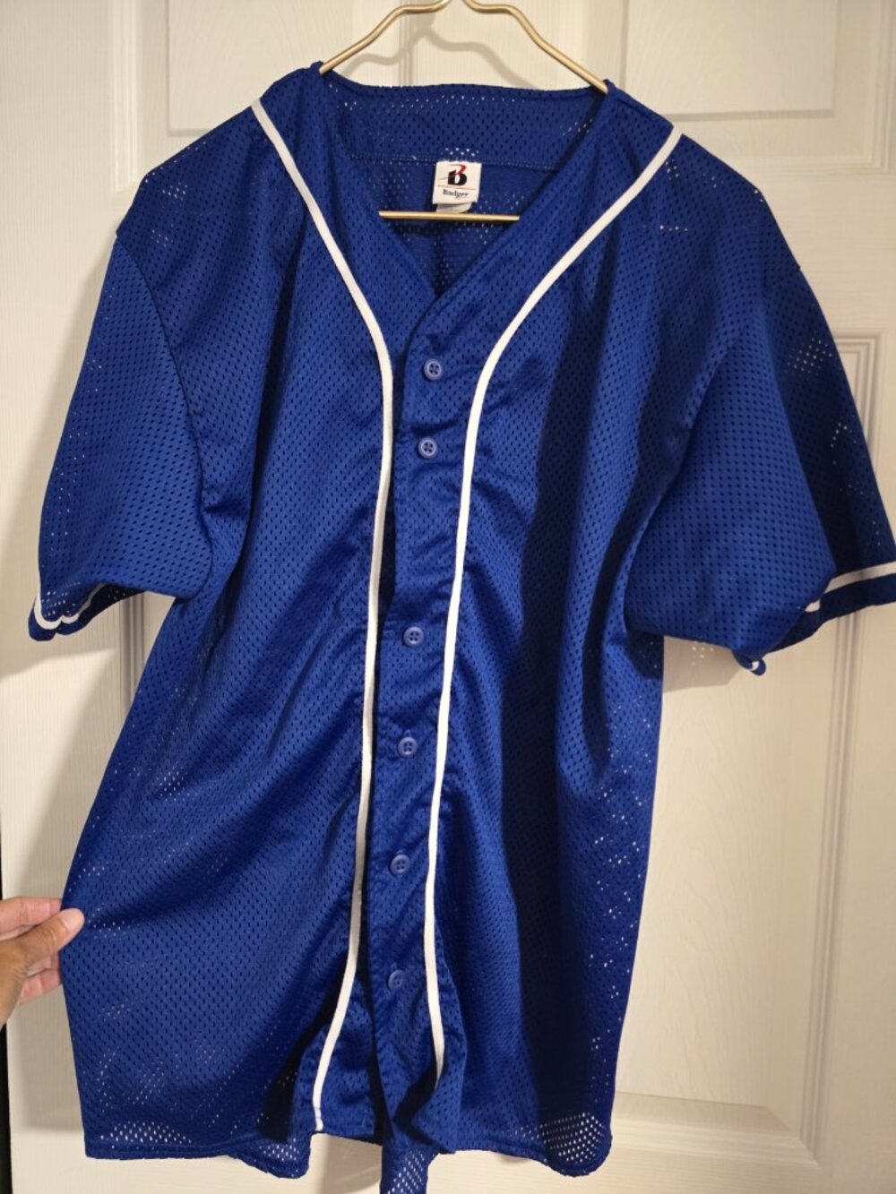 Badger Large Royal athletic shirt. NEW